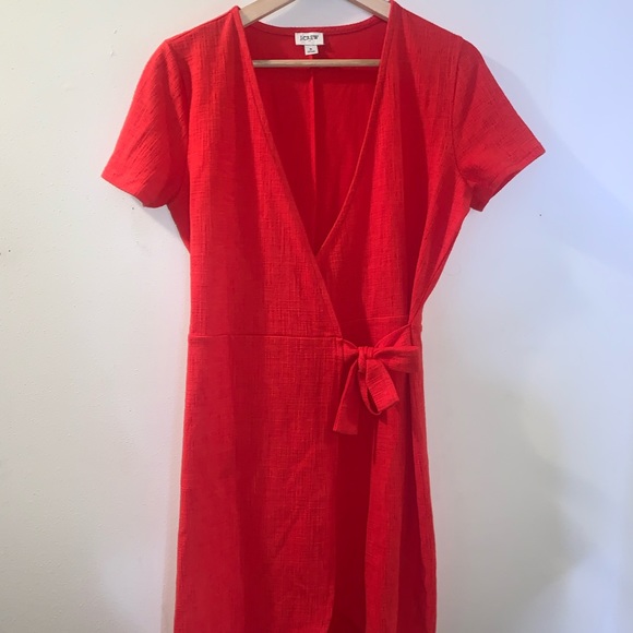 J. Crew Textured Knit Wrap Dress - Picture 4 of 11